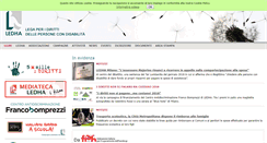 Desktop Screenshot of ledha.it