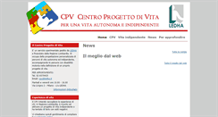 Desktop Screenshot of cpv.ledha.it